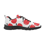 red apples white background Men's Sneaker Shoes