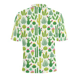 Cactus pattern copy Men's All Over Print Polo Shirt