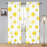 Sun pattern Gauze Curtain