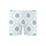 nautical steering wheel chain Men's Swimming Trunks