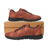 Wood Printed Pattern Print Design 03 Women's Sneaker Shoes