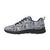 Skate Board Pattern Print Design 03 Women's Sneaker Shoes