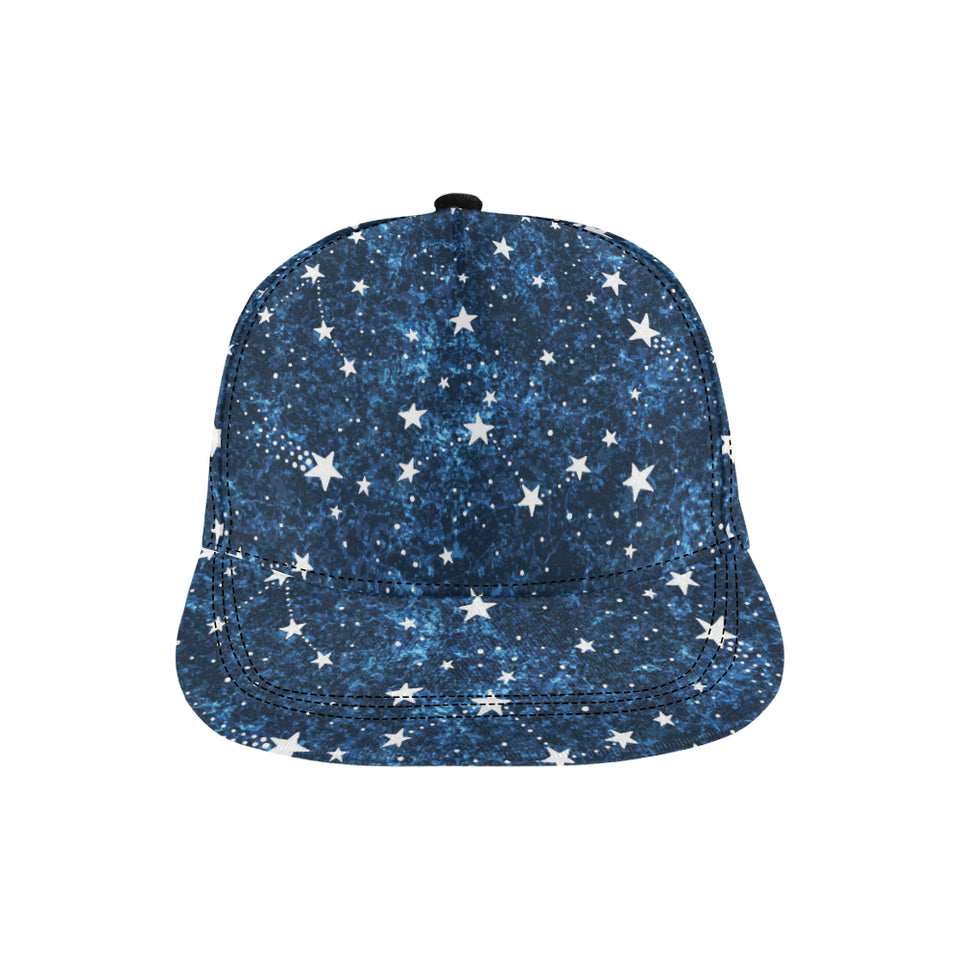 Night sky star pattern All Over Print Snapback Cap