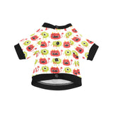 Alien Pattern Print Design 05 All Over Print Pet Dog Round Neck Fuzzy Shirt