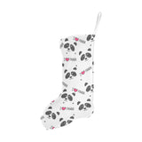 Hand Drawn faces of pandas pattern Christmas Stocking
