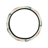 Swallow Pattern Print Design 02 Car Steering Wheel Cover