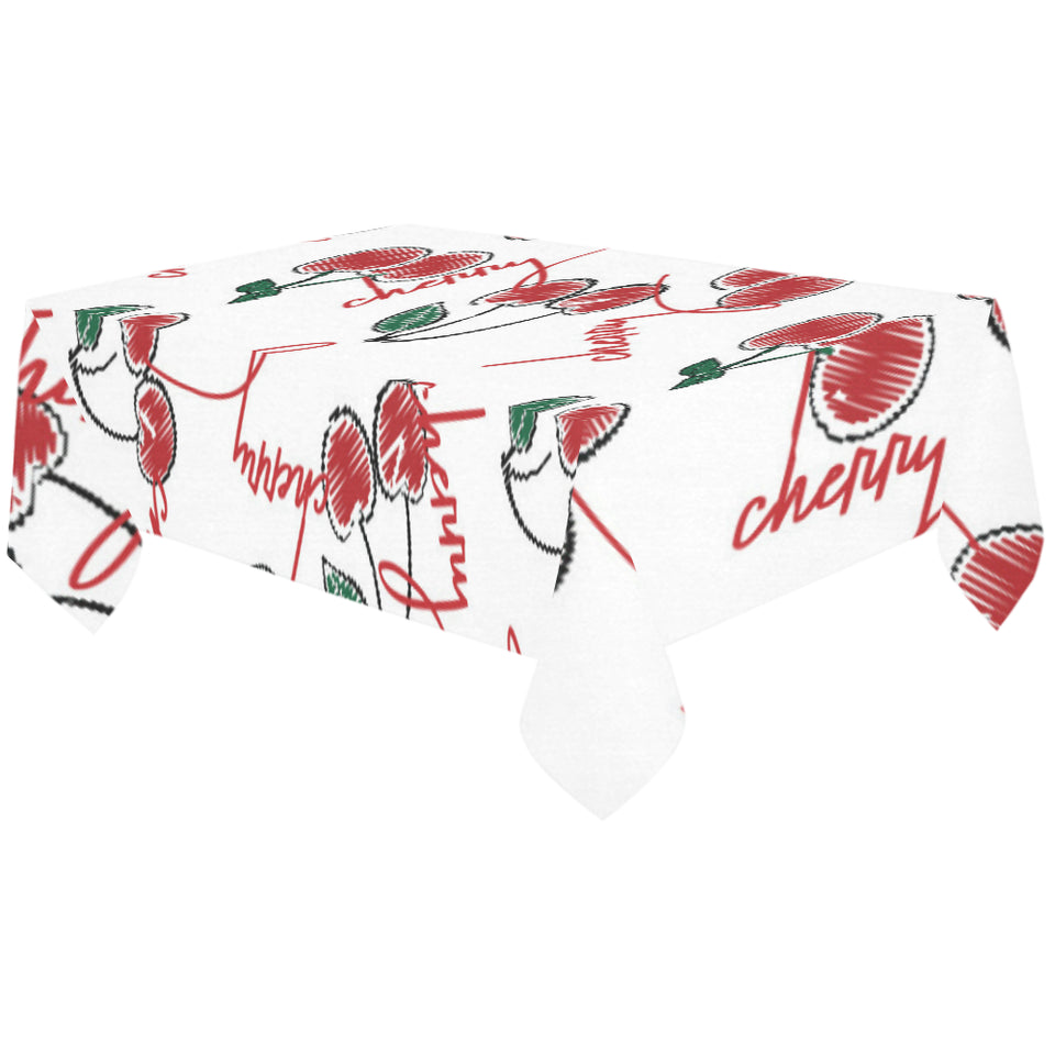 Hand drawn cherry pattern Tablecloth
