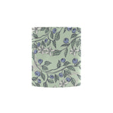 hand drawn blueberry pattern Morphing Mug Heat Changing Mug