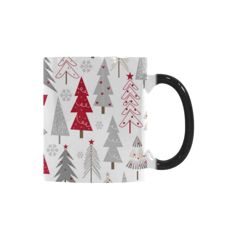 Cute Christmas tree pattern Morphing Mug Heat Changing Mug