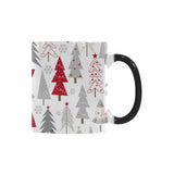 Cute Christmas tree pattern Morphing Mug Heat Changing Mug
