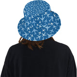 Airplane pattern in the sky Unisex Bucket Hat