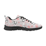 Cute panda ballon heart pattern Women's Sneaker Shoes