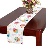 Cake cupcake design pattern Table Runner