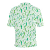 Green Peas Pattern Print Design 01 Men's All Over Print Polo Shirt