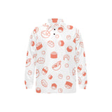 Sushi pattern Men's Long Sleeve Polo Shirt