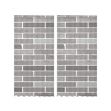 Brick Printed Pattern Print Design 05 Gauze Curtain