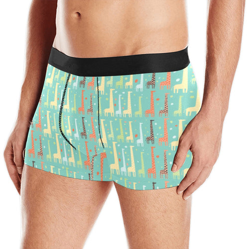 Giraffe Pattern Print Design 01 Men's All Over Print Boxer Briefs Men's Underwear