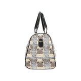 Happy pug pattern Travel Bag
