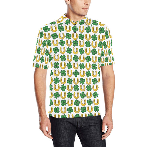 Horseshoes Pattern Print Design 04 Men's All Over Print Polo Shirt