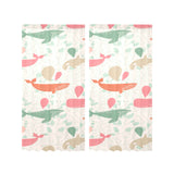 Cute whale pattern Gauze Curtain