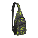 Alien Pattern Print Design 02 All Over Print Chest Bag