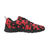 Casino Cards Suits Pattern Print Design 02 Men's Breathable Sneakers ( Model 055)