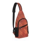 Wood Printed Pattern Print Design 03 All Over Print Chest Bag