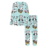 Cute baby panda pattern Women's All Over Print Pajama Set