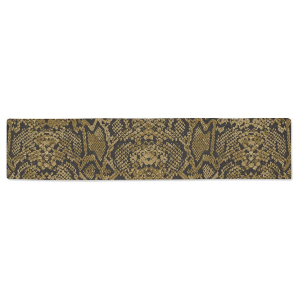 Snake skin pattern Table Runner