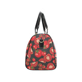 Tomato black background Travel Bag