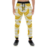 Banana pattern blackground Unisex Casual Sweatpants