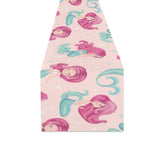 Cute little mermaid pattern Table Runner