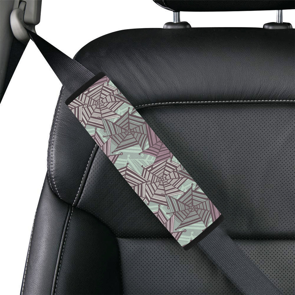 Spider web cobweb design color pattern Car Seat Belt Cover