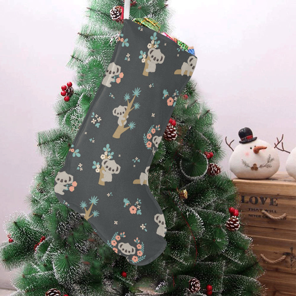 Cute koala pattern Christmas Stocking