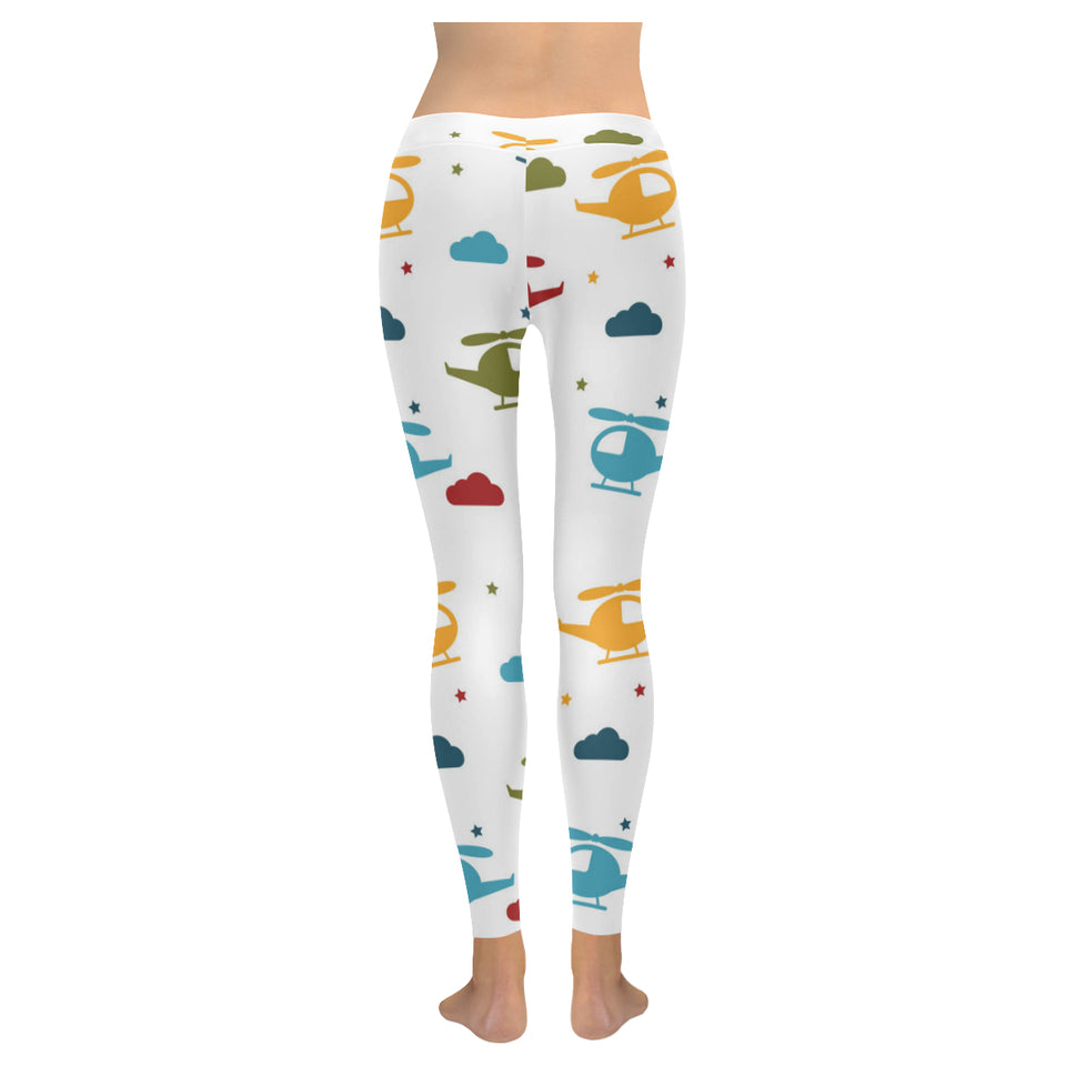 Colorful helicopter pattern Women's Legging Fulfilled In US