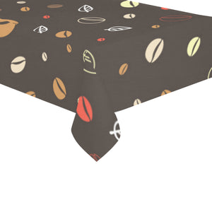 Coffee bean leave pattern Tablecloth