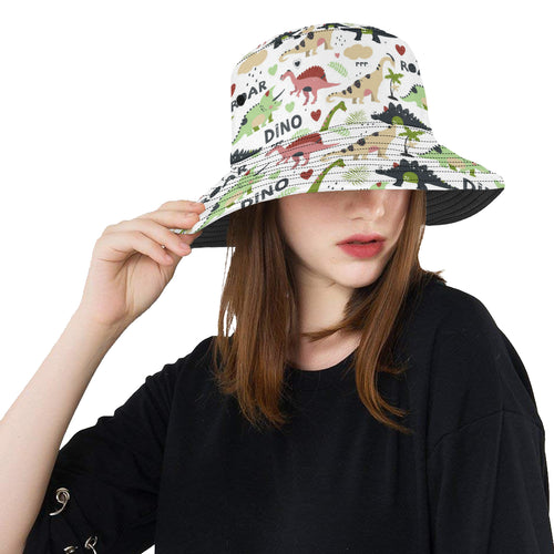 Cute dinosaurs pattern Unisex Bucket Hat