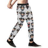 Cute ninja design pattern Unisex Casual Sweatpants