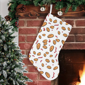 peanuts pattern background Christmas Stocking