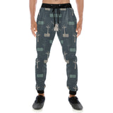 windmill tree pattern Unisex Casual Sweatpants