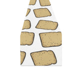 Bread Toast Pattern Print Design 03 Table Runner