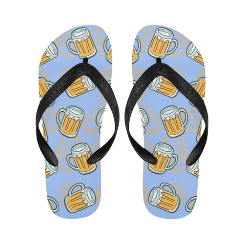 Beer pattern Unisex Flip Flops