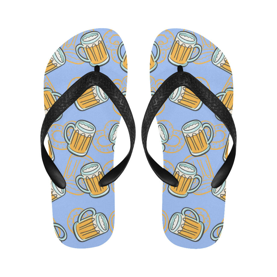 Beer pattern Unisex Flip Flops