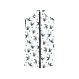 Swallow Pattern Print Design 04 Men's Padded Vest