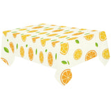 oranges leaves pattern Tablecloth