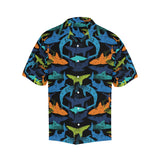 Colorful shark Men's All Over Print Hawaiian Shirt