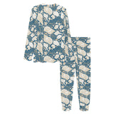 Sea turtle Polynesian Tribal design pattern Women's All Over Print Pajama Set