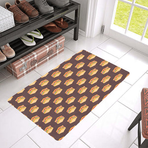 Sandwich Pattern Print Design 04 Doormat