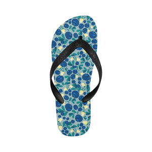 blueberry design pattern Unisex Flip Flops