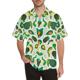 Avocado design pattern Men's All Over Print Hawaiian Shirt